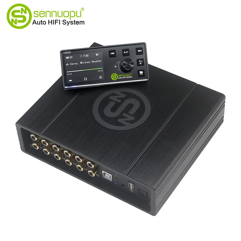 Car Audio 8 CH مكبر للصوت مع 10 CH DSP معالج